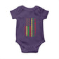 Juneteenth American Flag Baby Onesie Melanin Black Pride Pan African 1865