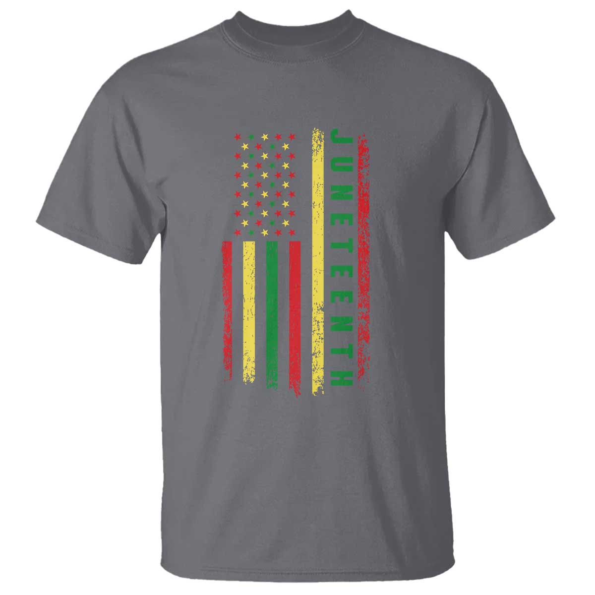 Juneteenth American Flag T Shirt Melanin Black Pride Pan African 1865