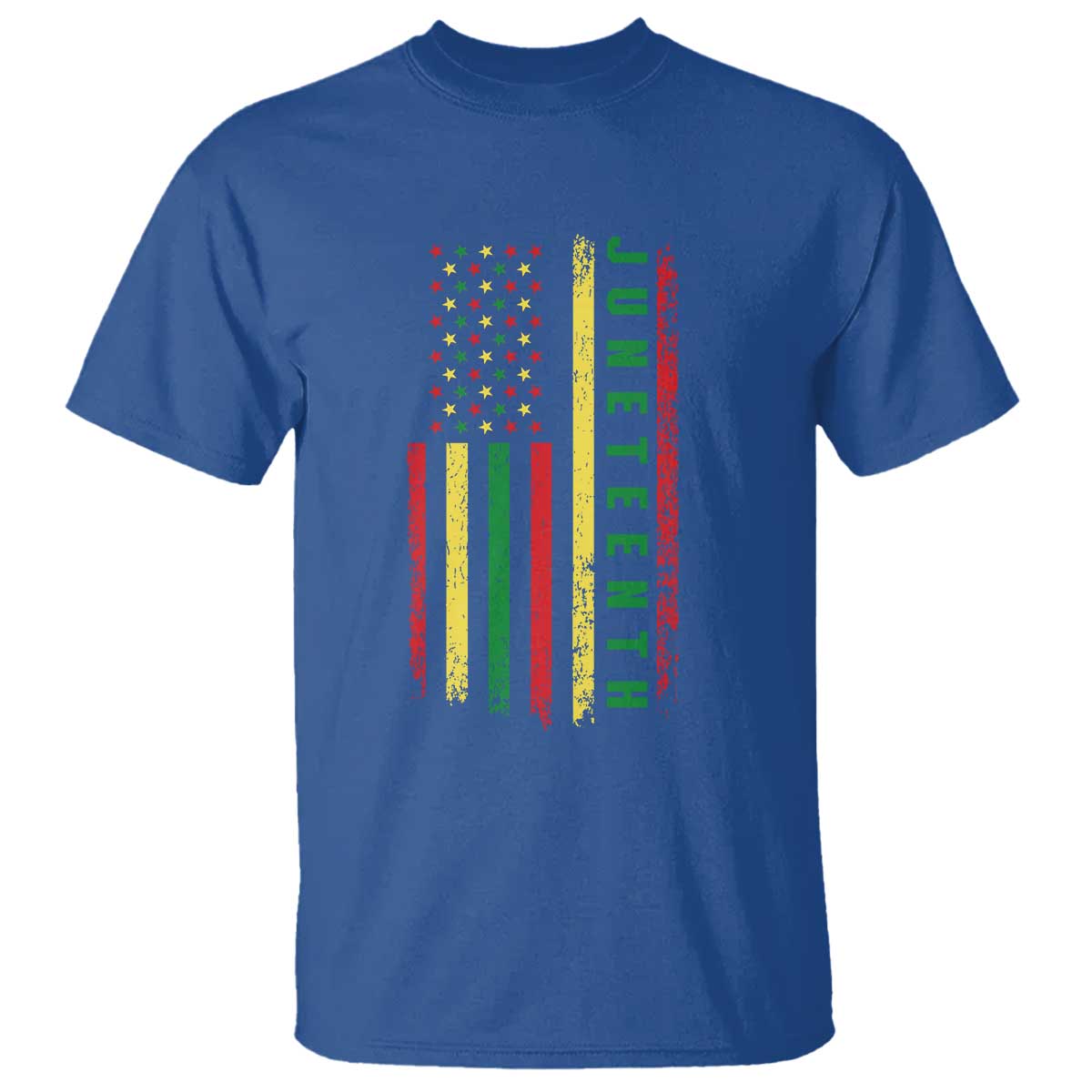 Juneteenth American Flag T Shirt Melanin Black Pride Pan African 1865