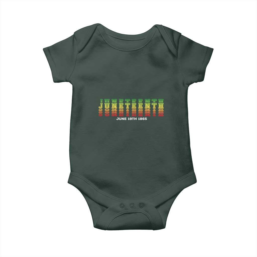 Juneteenth Is My Independence Day Baby Onesie