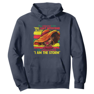 Proud Black African American Ladies Hoodie Black History Month