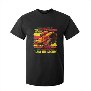 Proud Black African American Ladies T Shirt For Kid Black History Month