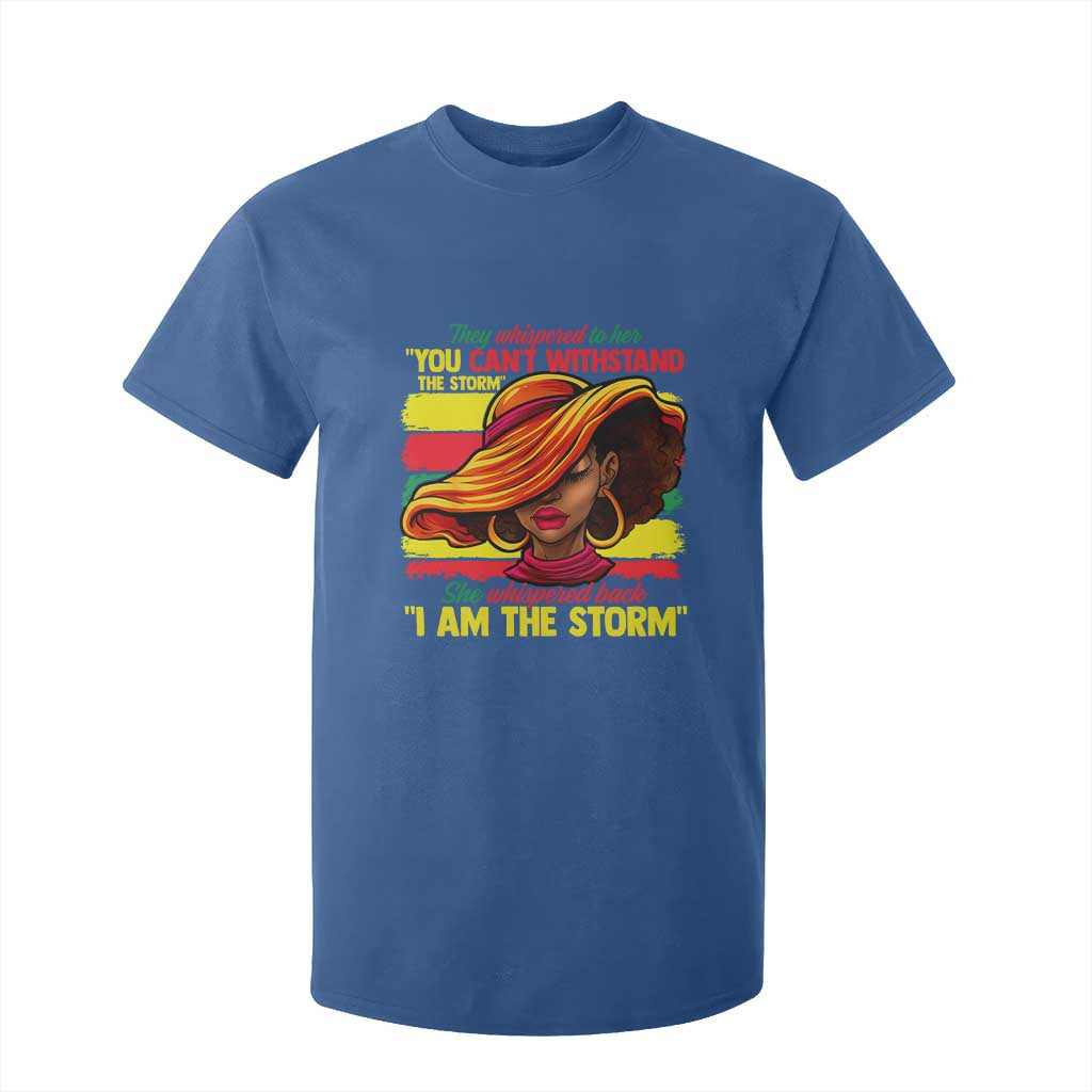 Proud Black African American Ladies T Shirt For Kid Black History Month