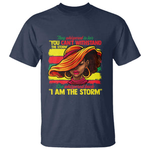 Proud Black African American Ladies T Shirt Black History Month