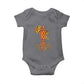My Roots Black History Baby Onesie With Traditional Kente and Africa Map