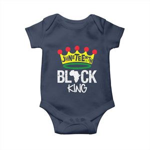 Juneteenth Black King Baby Onesie 1865 African Pride Black Power