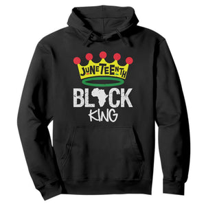 Juneteenth Black King Hoodie 1865 African Pride Black Power
