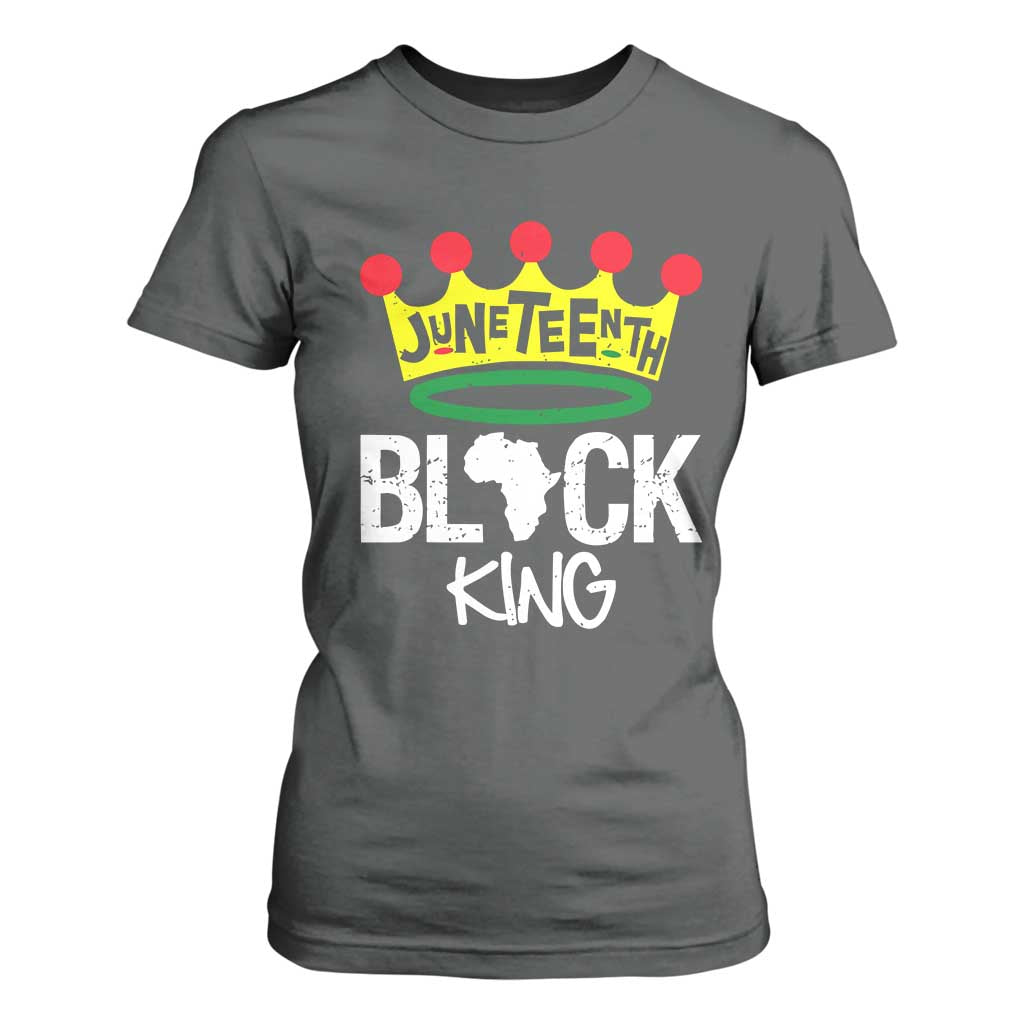 Juneteenth Black King T Shirt For Women 1865 African Pride Black Power
