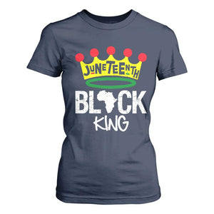Juneteenth Black King T Shirt For Women 1865 African Pride Black Power