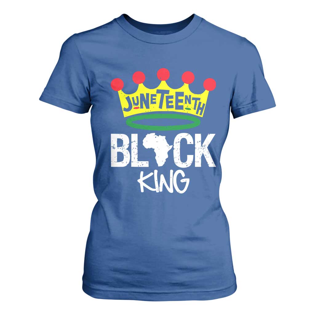 Juneteenth Black King T Shirt For Women 1865 African Pride Black Power