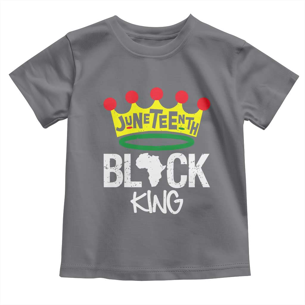 Juneteenth Black King Toddler T Shirt 1865 African Pride Black Power