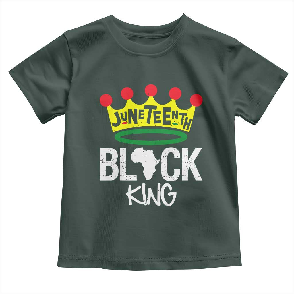 Juneteenth Black King Toddler T Shirt 1865 African Pride Black Power