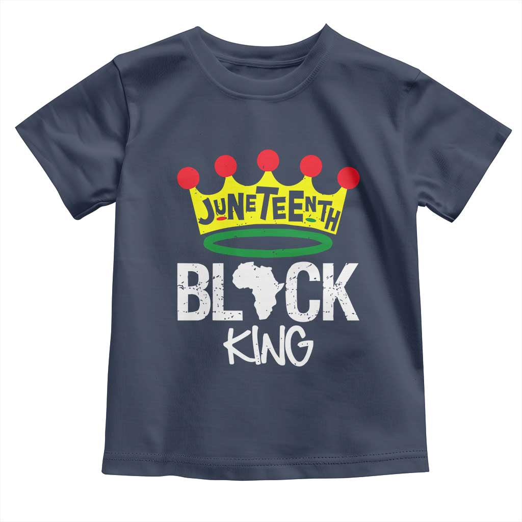 Juneteenth Black King Toddler T Shirt 1865 African Pride Black Power