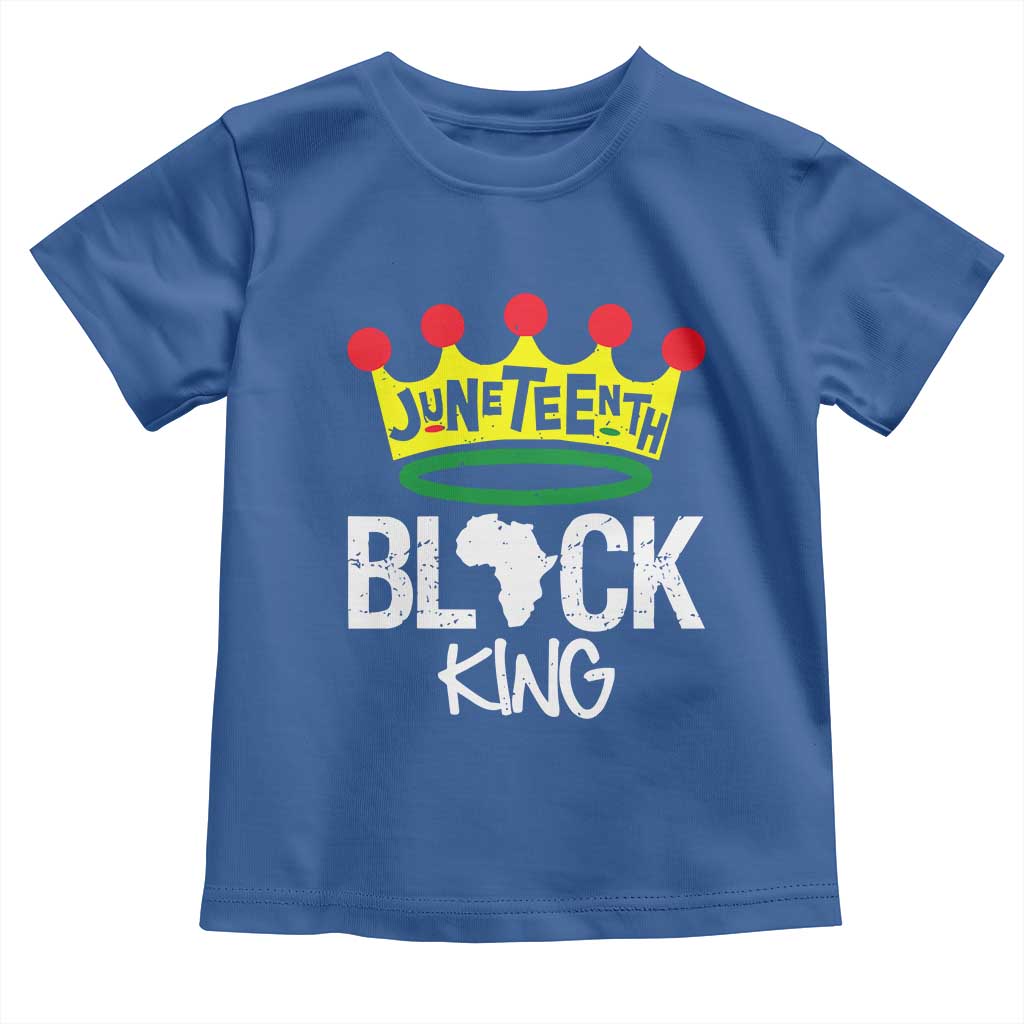 Juneteenth Black King Toddler T Shirt 1865 African Pride Black Power
