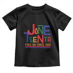 Free Ish Since 1865 Toddler T Shirt Juneteenth Celebration Retro