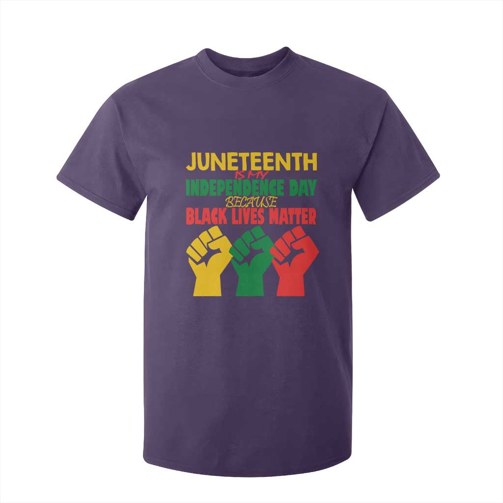 Juneteenth Is My Independence Day T Shirt For Kid Because BLM