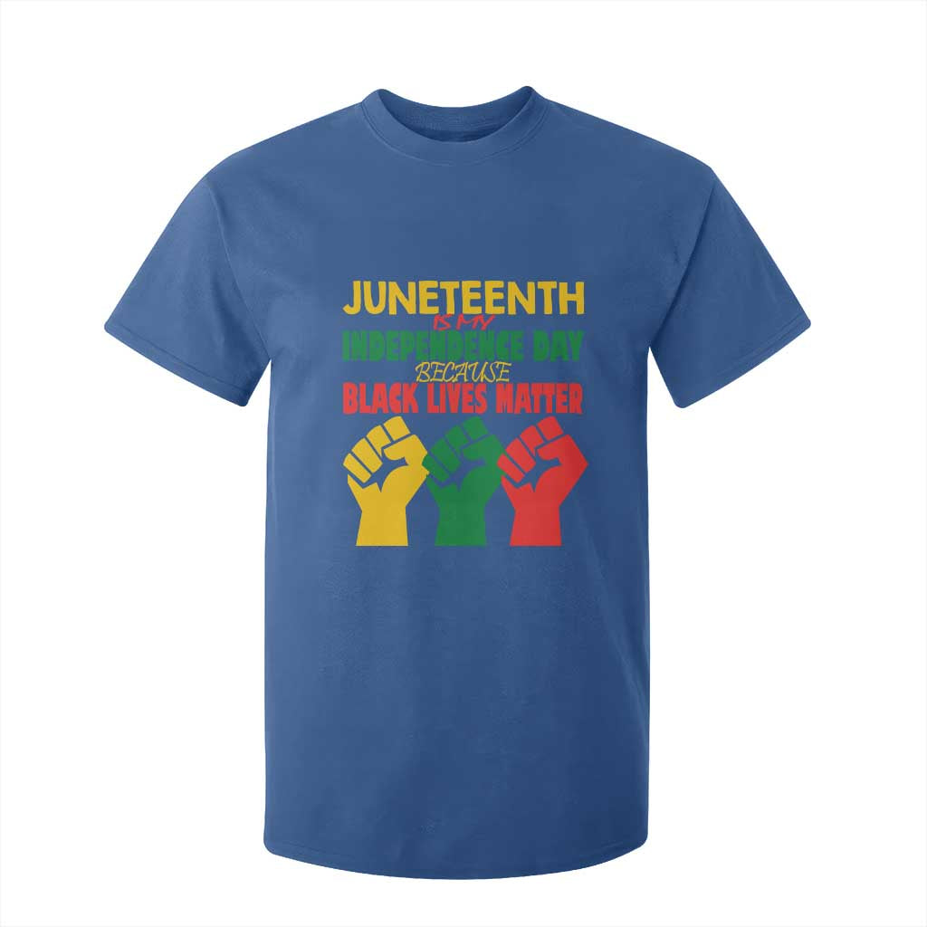 Juneteenth Is My Independence Day T Shirt For Kid Because BLM