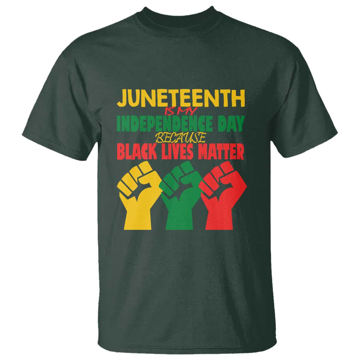 Juneteenth Is My Independence Day T Shirt Because BLM