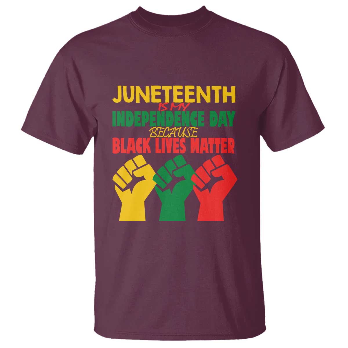 Juneteenth Is My Independence Day T Shirt Because BLM