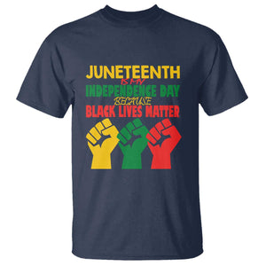 Juneteenth Is My Independence Day T Shirt Because BLM