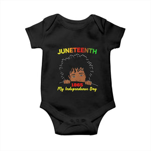 Celebrate Juneteenth Independence Baby Onesie Teen Youth Afro Locs Black Boy
