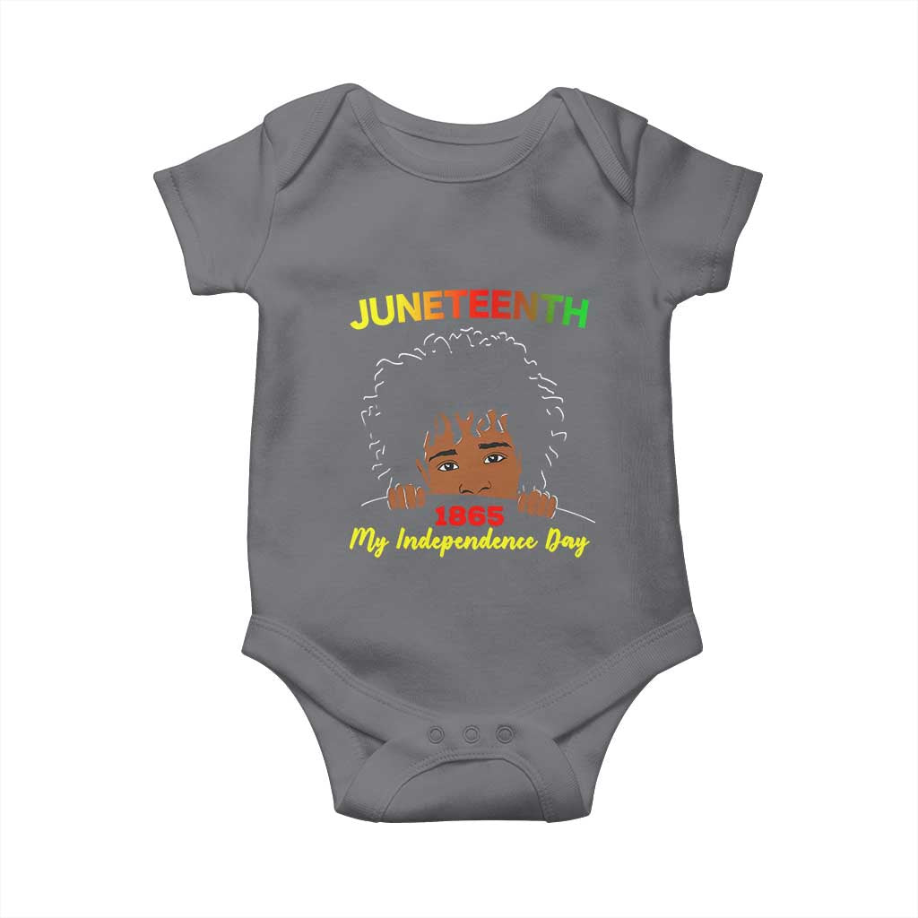 Celebrate Juneteenth Independence Baby Onesie Teen Youth Afro Locs Black Boy