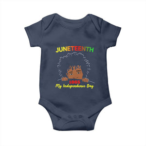 Celebrate Juneteenth Independence Baby Onesie Teen Youth Afro Locs Black Boy