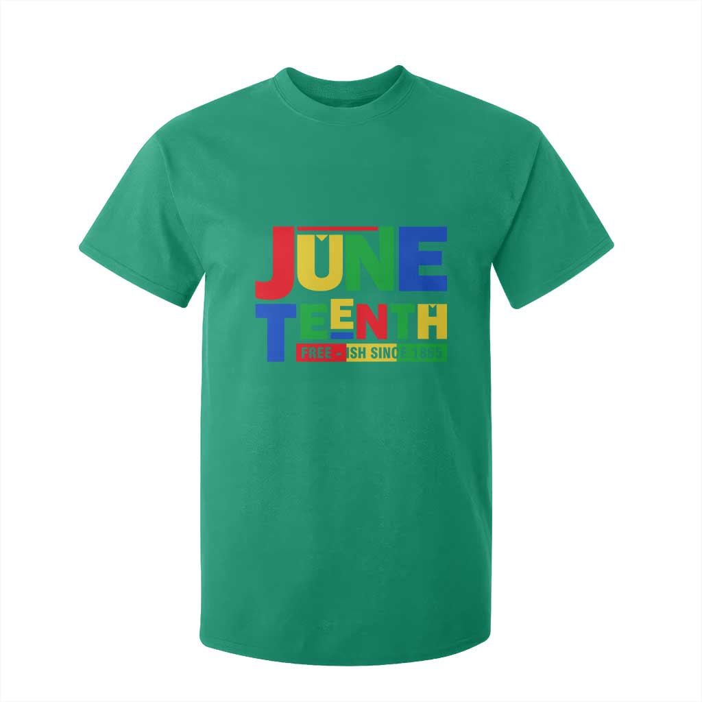 Juneteenth Free Ish Since 1865 T Shirt For Kid