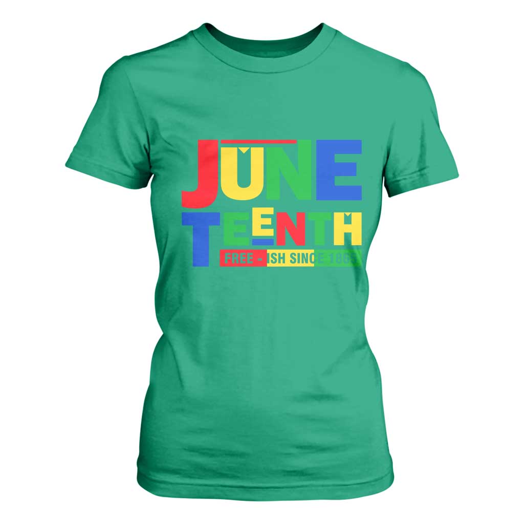 Juneteenth Free Ish Since 1865 T Shirt For Women