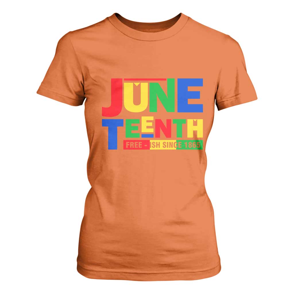 Juneteenth Free Ish Since 1865 T Shirt For Women