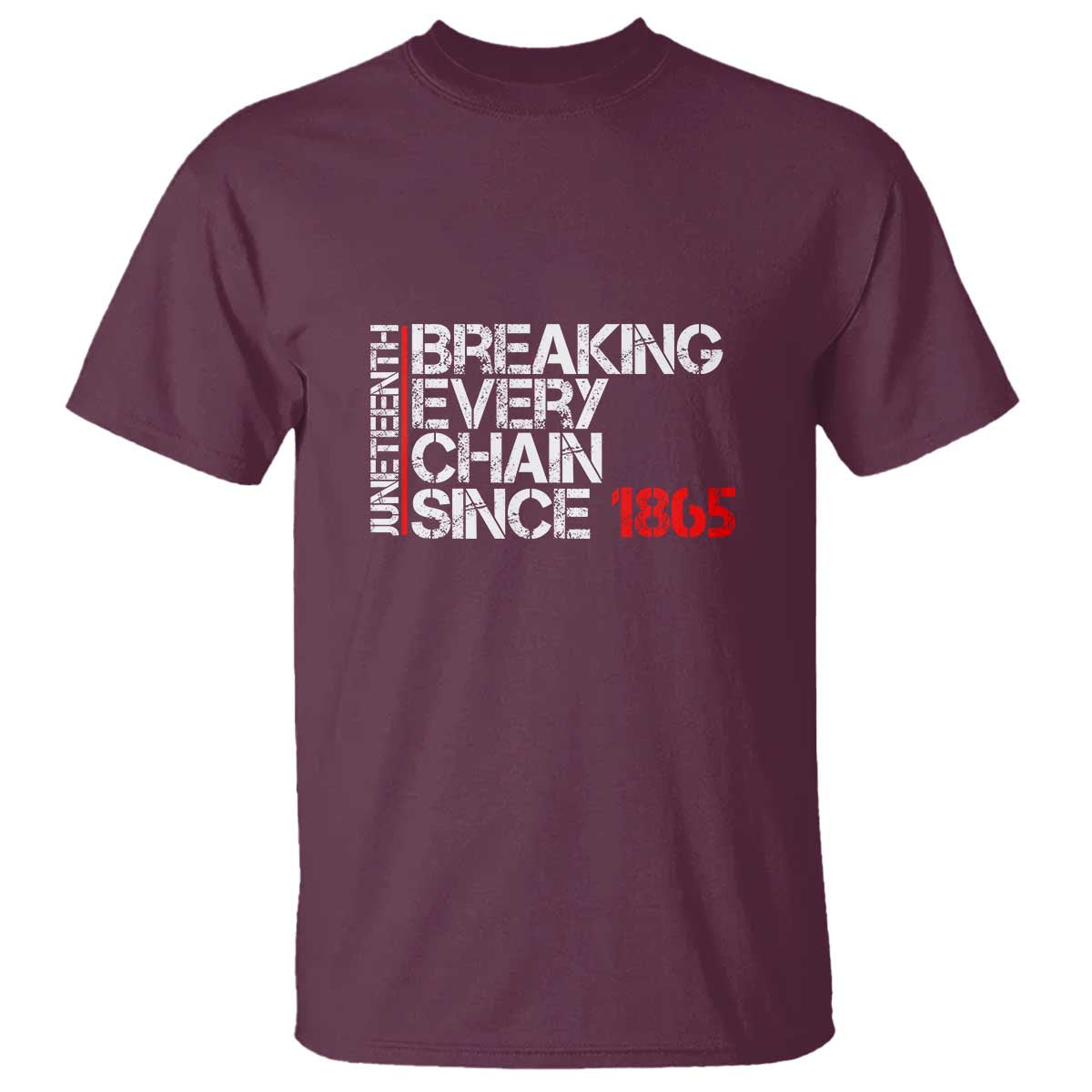 Juneteenth Breaking Every Chain T Shirt Since 1865
