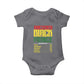 Juneteenth Black Prince Nutrition Facts Baby Onesie