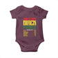 Juneteenth Black Prince Nutrition Facts Baby Onesie