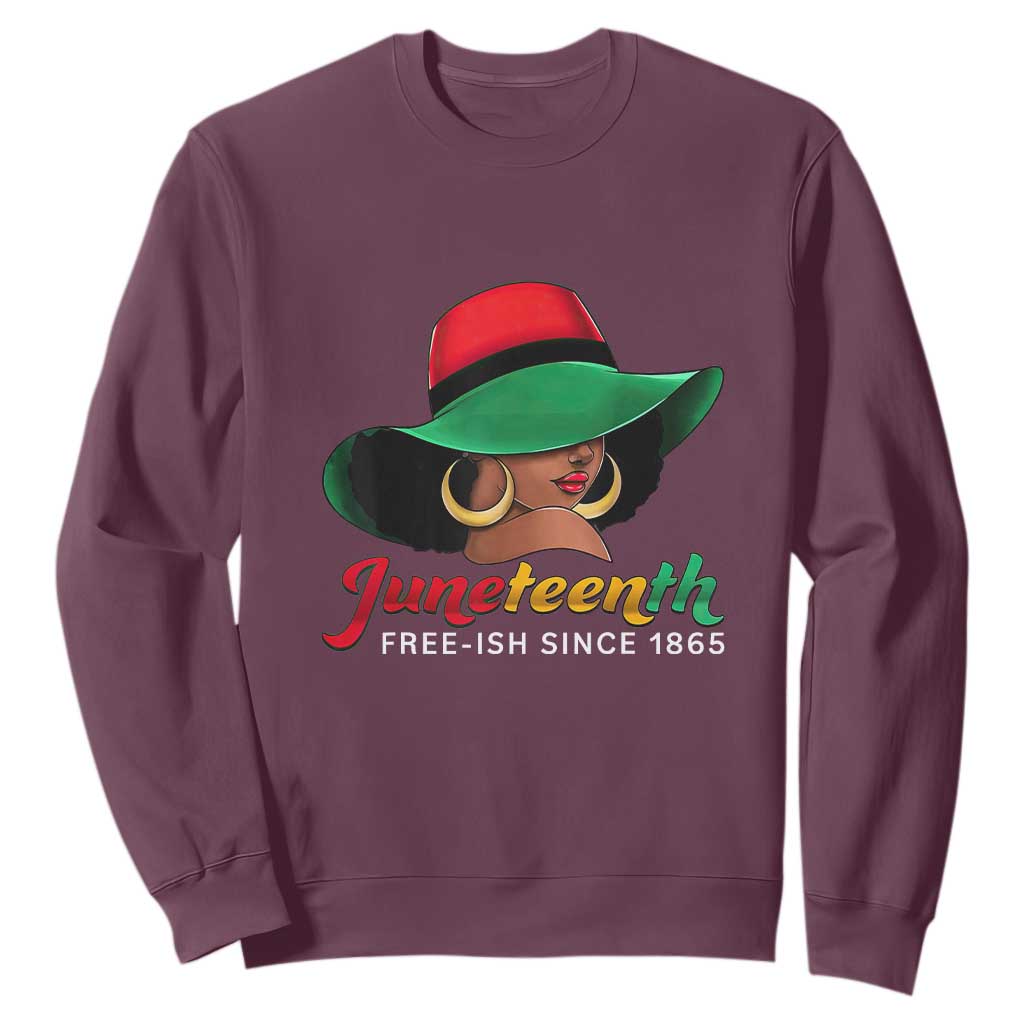 Juneteenth 1865 Sweatshirt Celebrating Black Freedom Day
