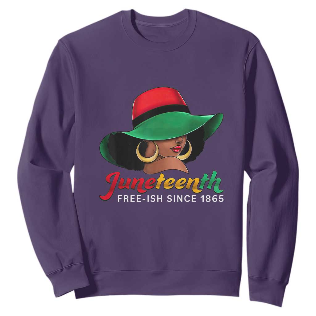 Juneteenth 1865 Sweatshirt Celebrating Black Freedom Day