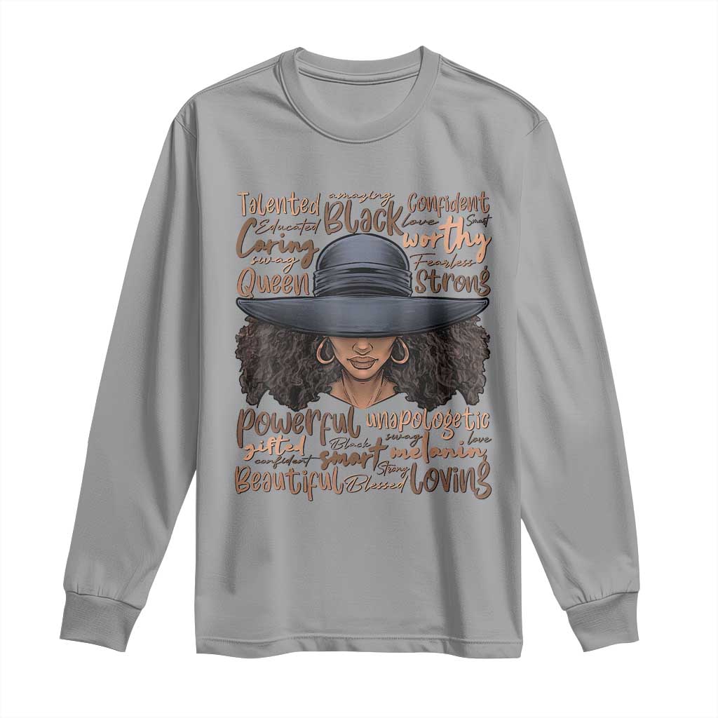 African Black History Long Sleeve Shirt African American Ladies Juneteenth