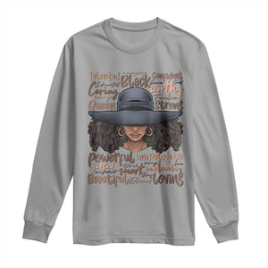 African Black History Long Sleeve Shirt African American Ladies Juneteenth