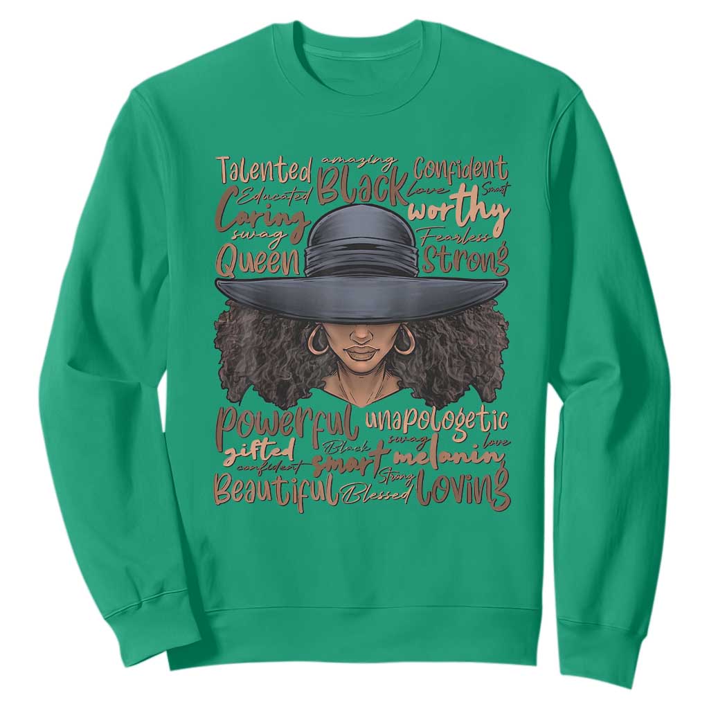 African Black History Sweatshirt African American Ladies Juneteenth