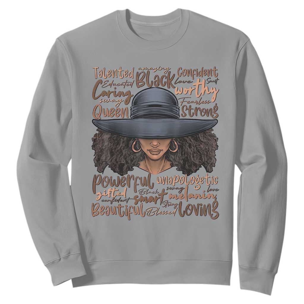 African Black History Sweatshirt African American Ladies Juneteenth