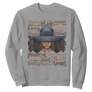 African Black History Sweatshirt African American Ladies Juneteenth