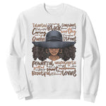 African Black History Sweatshirt African American Ladies Juneteenth