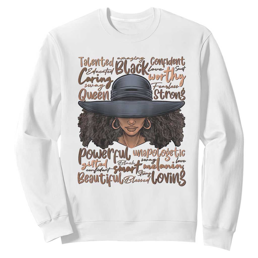 African Black History Sweatshirt African American Ladies Juneteenth