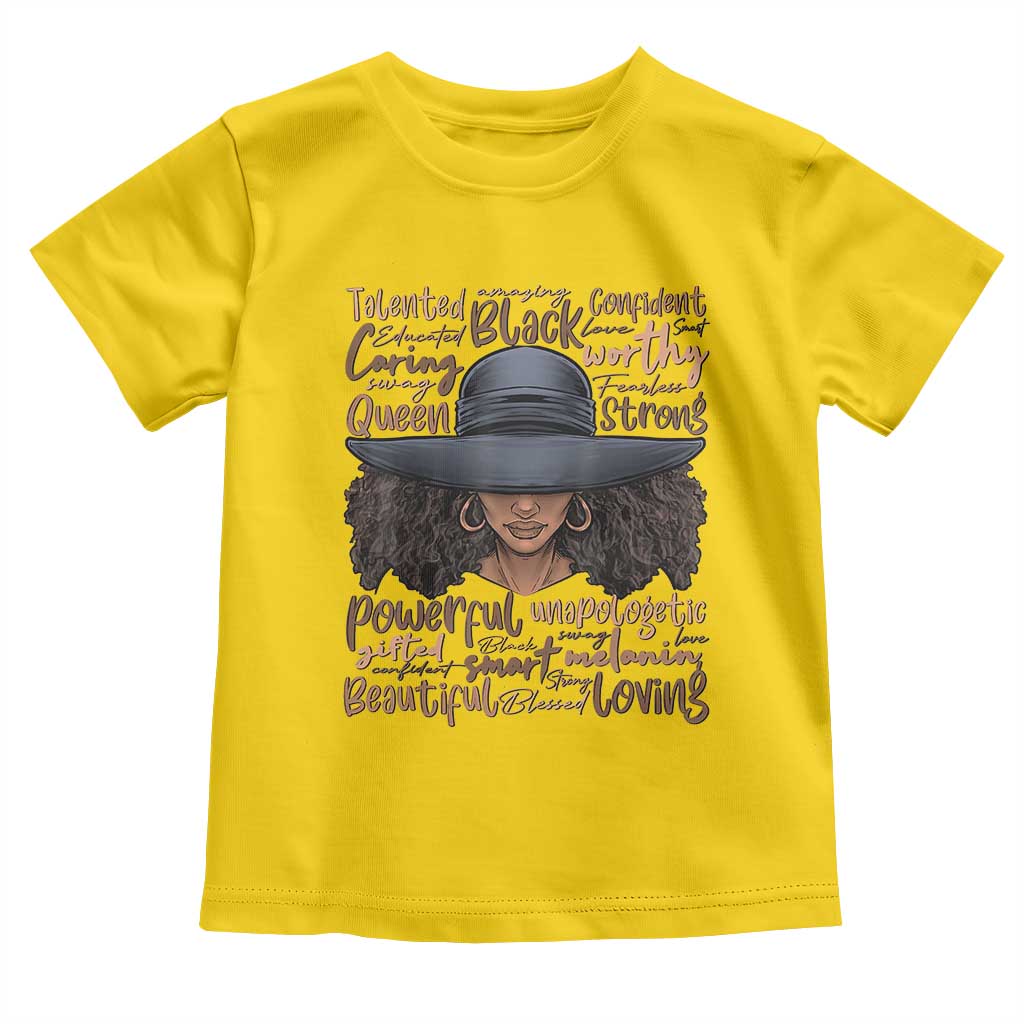 African Black History Toddler T Shirt African American Ladies Juneteenth