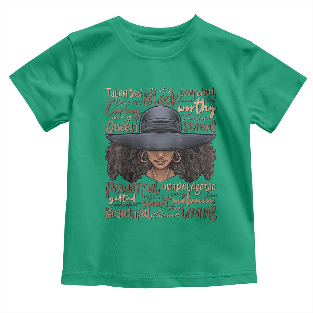 African Black History Toddler T Shirt African American Ladies Juneteenth