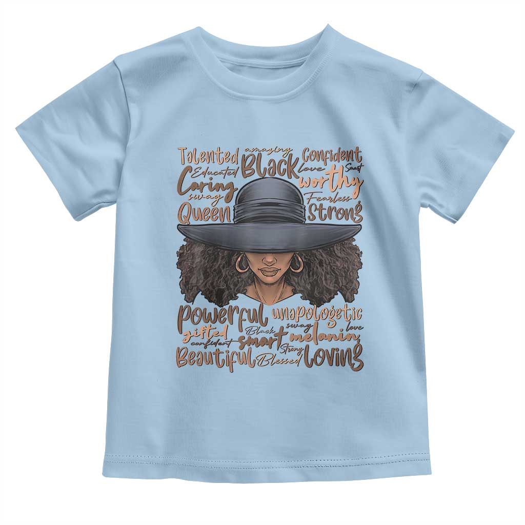 African Black History Toddler T Shirt African American Ladies Juneteenth