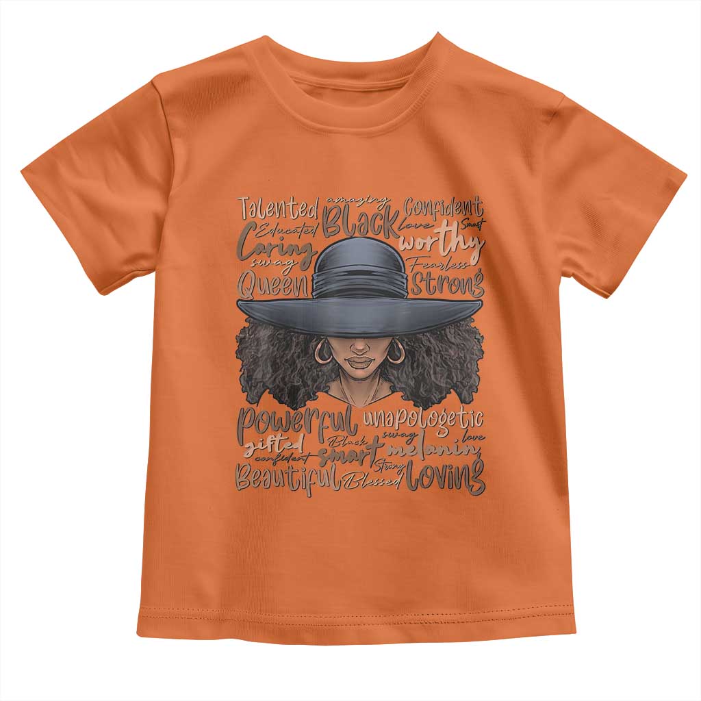 African Black History Toddler T Shirt African American Ladies Juneteenth
