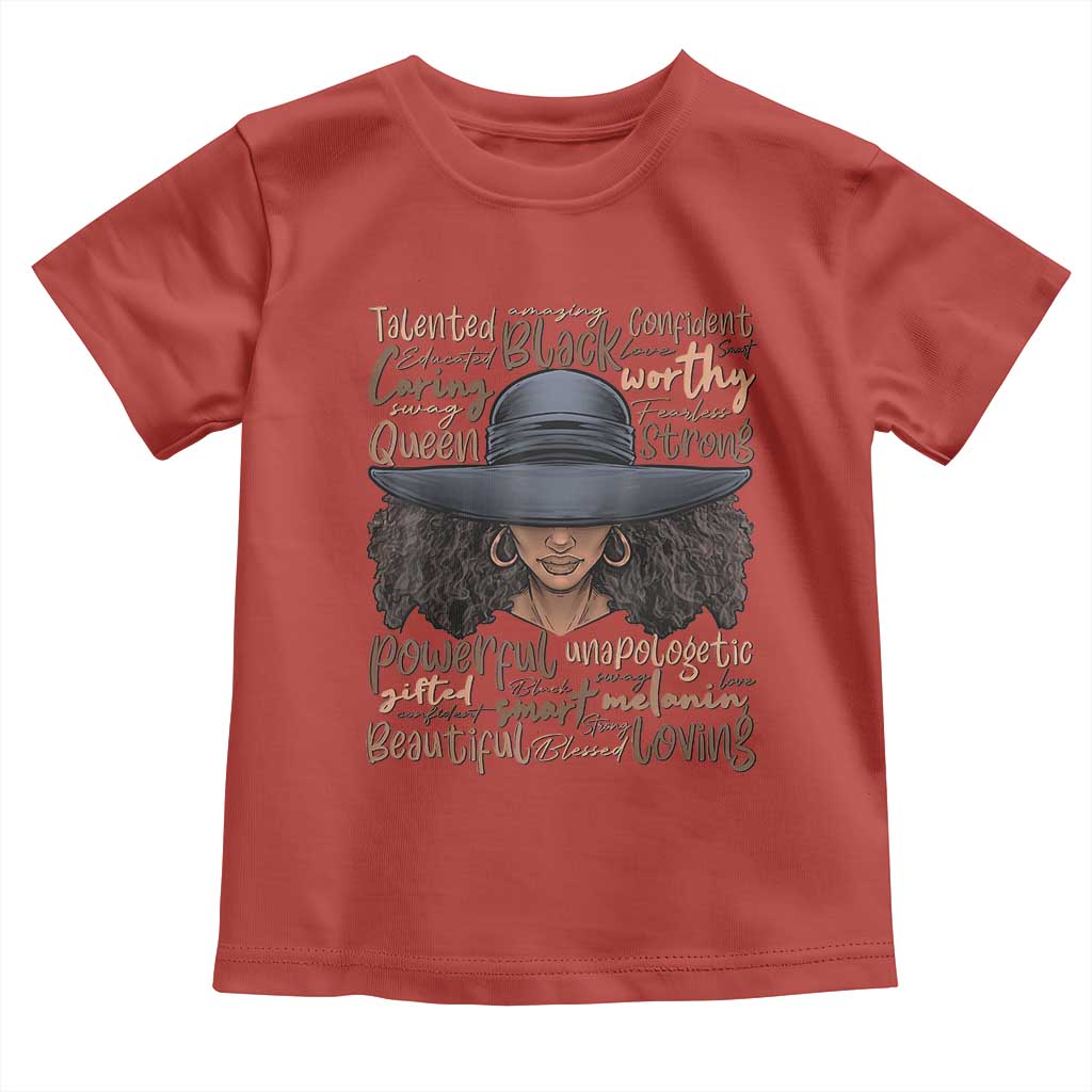 African Black History Toddler T Shirt African American Ladies Juneteenth