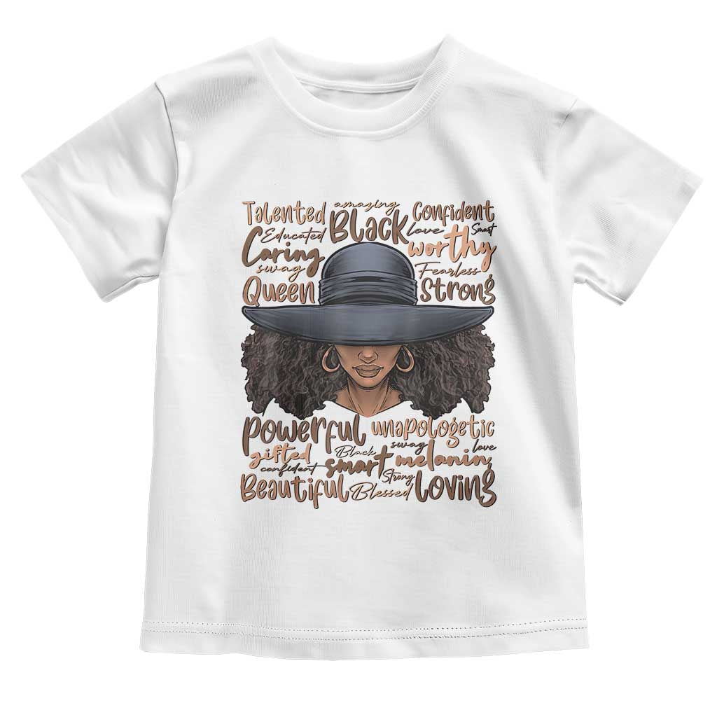 African Black History Toddler T Shirt African American Ladies Juneteenth
