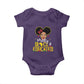 Pretty Black and Educated Baby Onesie I Am The Strong Afro Queen