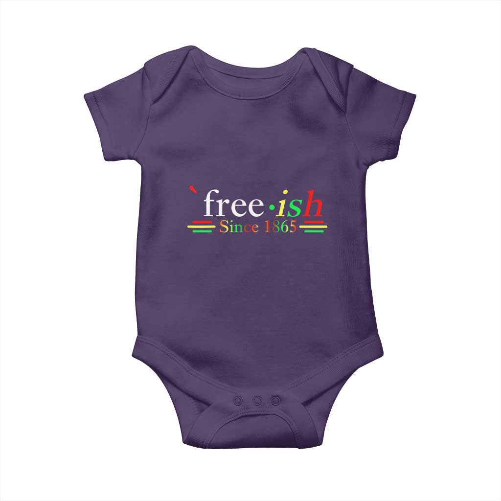 Free-ish Since 1865 Baby Onesie Juneteenth Freedom Emancipation Black History